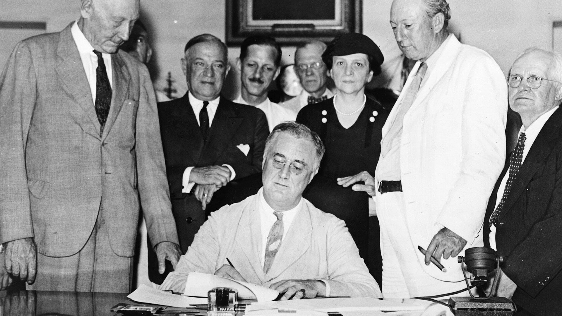 Celebrate 90 years as we look back at the history and legacy of the Social Security program.