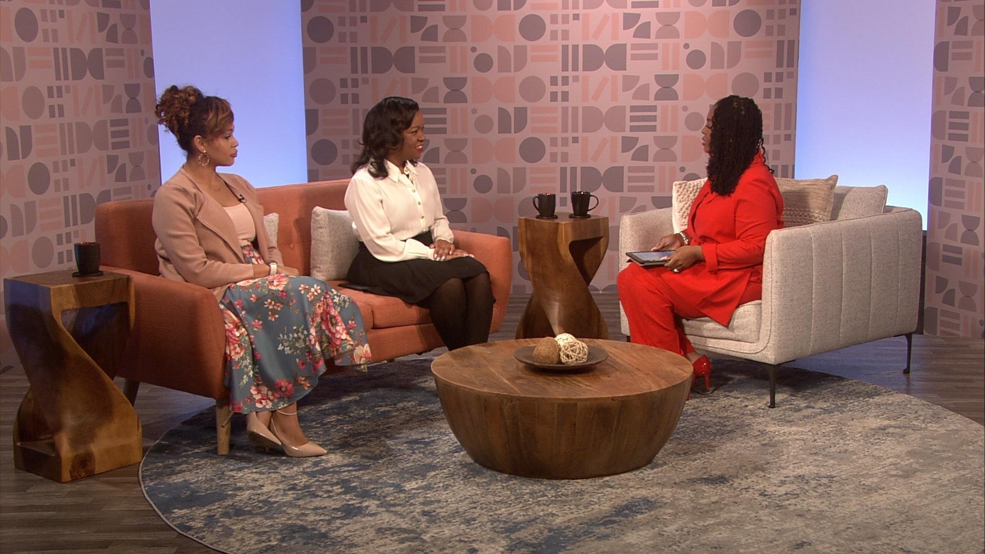 Host of Black Issues Forum Kenia Thompson and panelists.