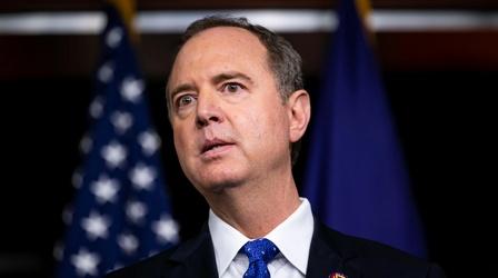 Video thumbnail: PBS NewsHour 'Urgency' will drive whistleblower subpoenas, says Schiff