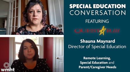 Video thumbnail: Education and Community Remote Learning, Special Education & Parent/Caregiver Needs