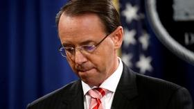 Video thumbnail: PBS NewsHour News Wrap: Rosenstein may exit under new attorney general