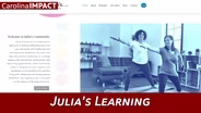 Julia's Learning | Carolina Impact