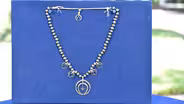 Appraisal: Navajo Silver Necklace, ca. 1885