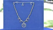 Appraisal: Navajo Silver Necklace, ca. 1885
