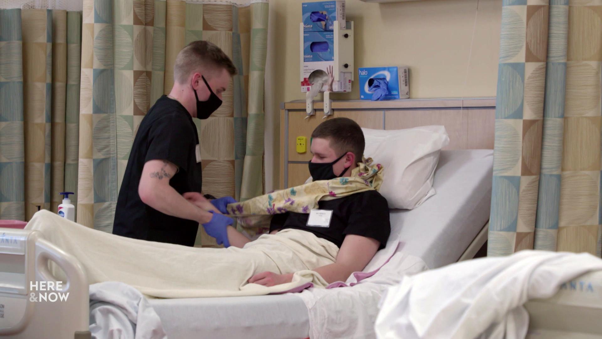 Wisconsin National Guard troops train to serve as CNAs