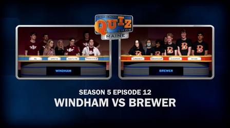 Video thumbnail: High School Quiz Show: Maine Windham vs. Brewer