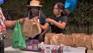 Trenton police officers help to fight food insecurity