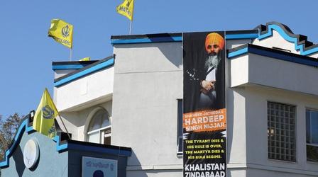Video thumbnail: PBS NewsHour Tensions rise with India, Canada over Sikh leader's killing