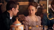 Theo James & Rose Williams on Sidney & Charlotte