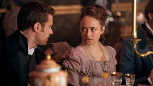 Theo James & Rose Williams on Sidney & Charlotte