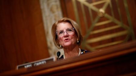 Video thumbnail: PBS NewsHour GOP Sen. Capito on infrastructure, debt ceiling and taxes