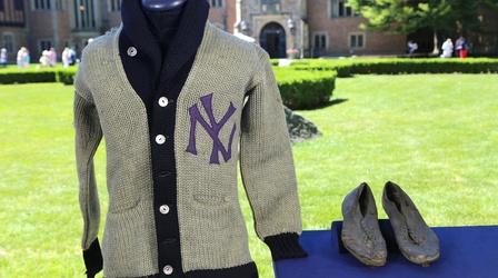 Video thumbnail: Antiques Roadshow Appraisal: Wally Pipp Yankees Sweater & Cleats, ca. 1925