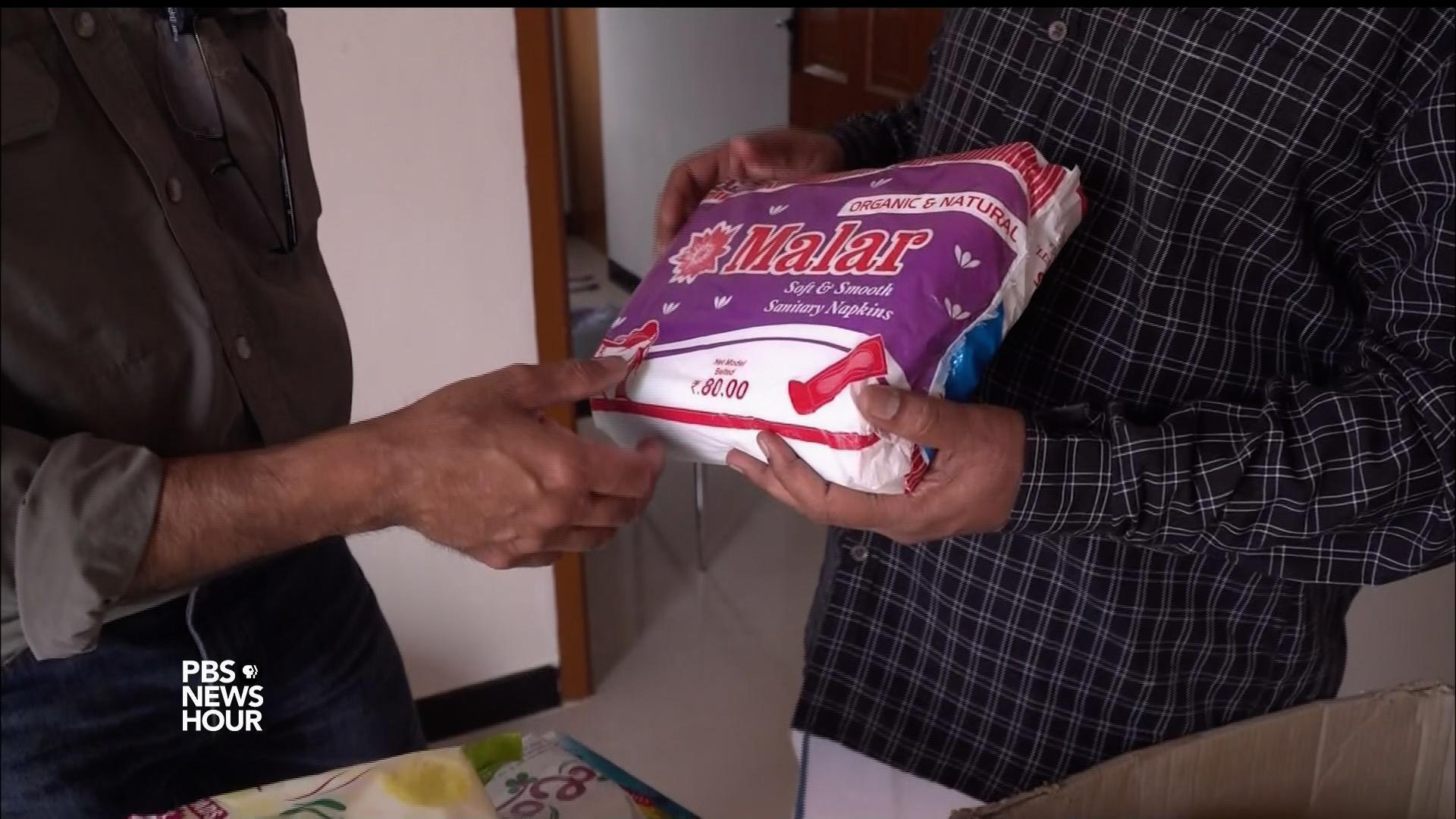 Indian innovator wants to make sanitary pads more affordable