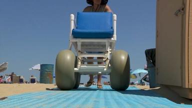 Making NJ beaches more accessible to people in wheelchairs