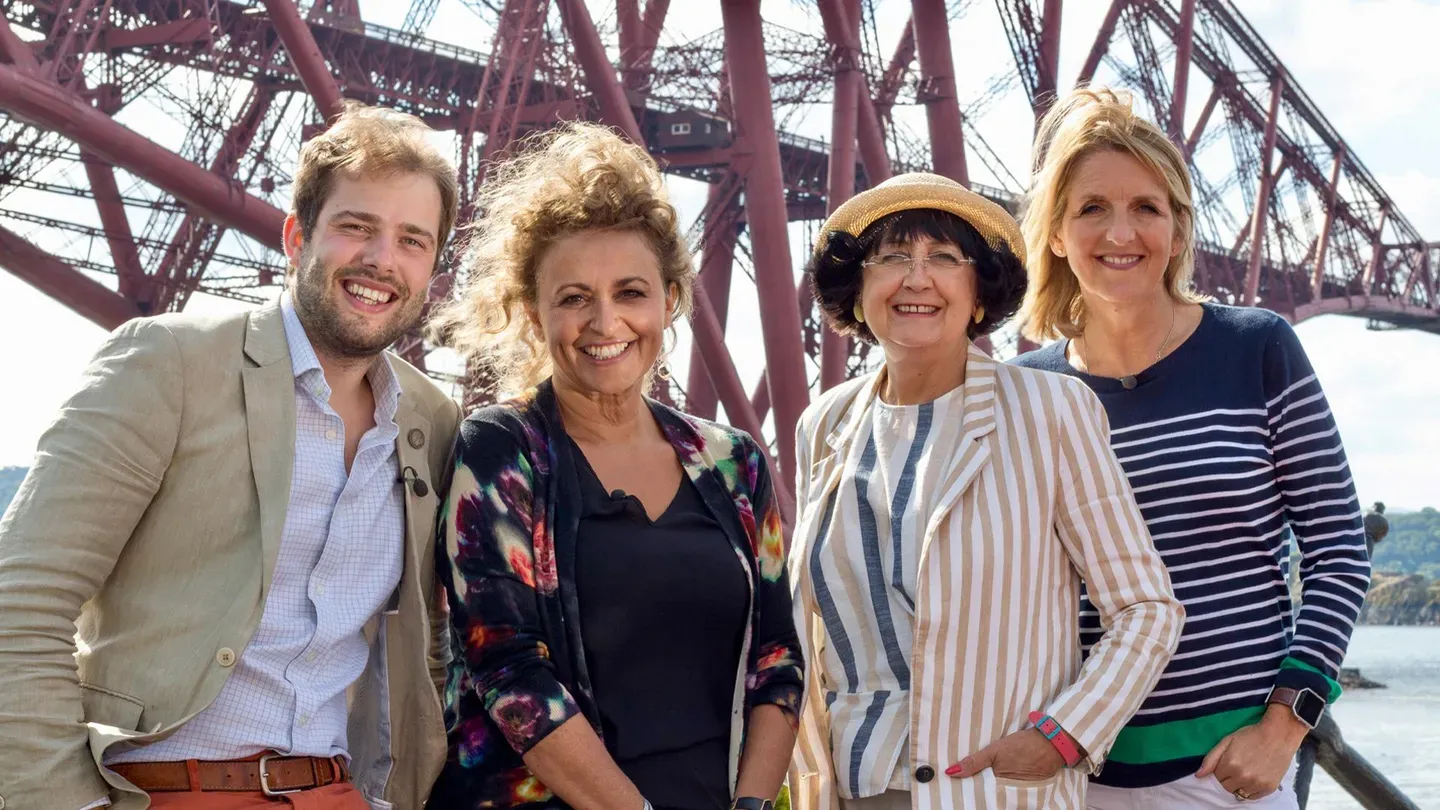 Nadia Sawalha and Kaye Adams