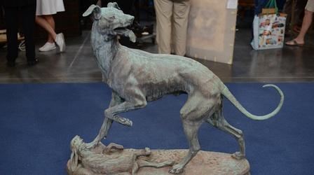 Video thumbnail: Antiques Roadshow Appraisal: 1882 Victor Chemin Bronze Hound & Hare