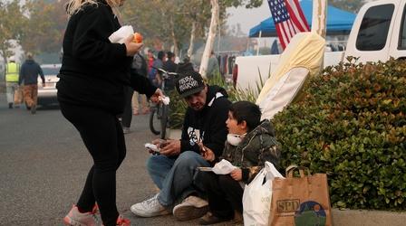Video thumbnail: PBS NewsHour California is still fighting fire as death toll exceeds 70