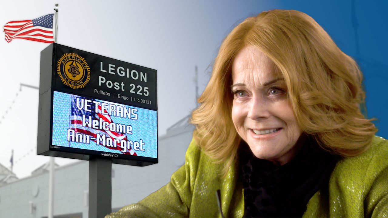 Ann-Margret honors Vietnam Vets at Forest Lake’s American Legion in a heartfelt tribute.