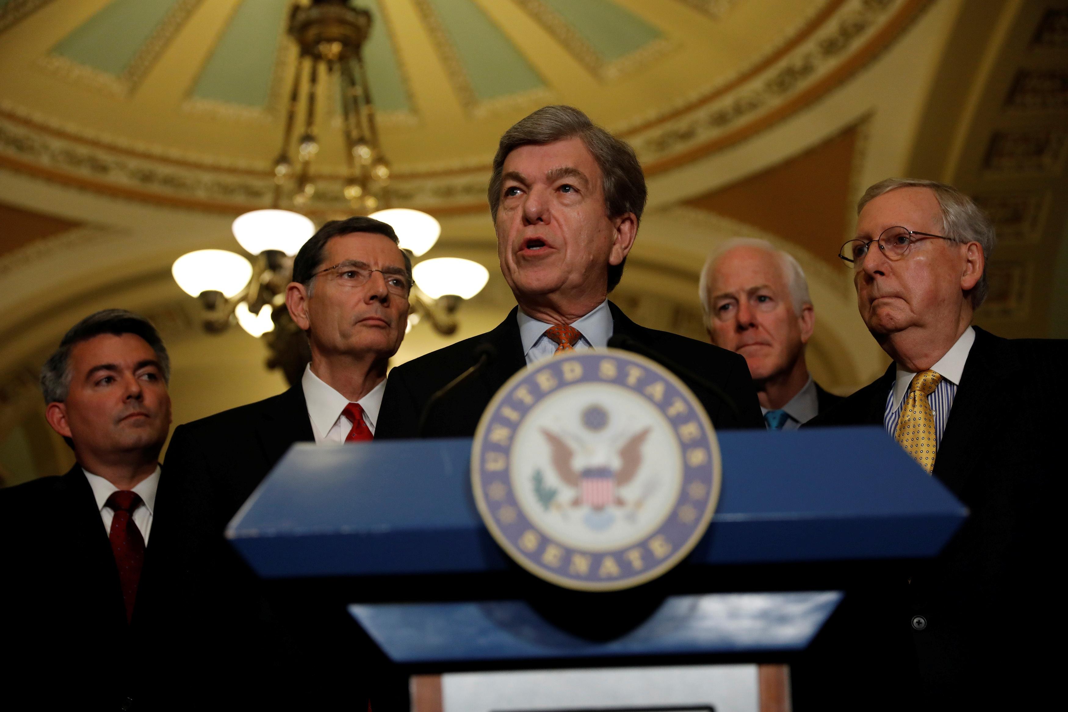Sen. Blunt: Hard to get 50 senators to pass health bill