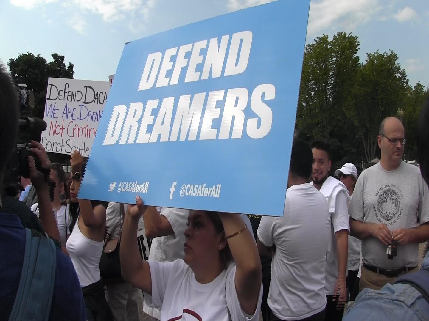Dreamers Protest Donald Trump's Decision to End DACA