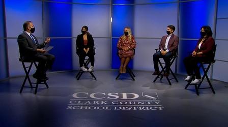 Video thumbnail: Student Spotlight Dr. Jesus F. Jara speaks with Shadow Ridge HS Students