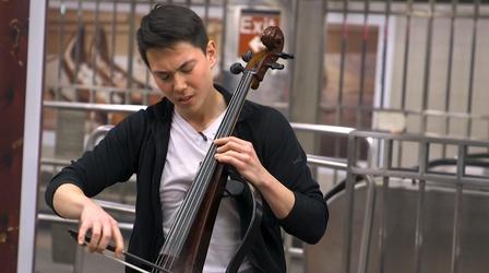 Video thumbnail: NYC-ARTS NYC-ARTS Profile: Electric cellist Iain Forrest (Eyeglasses)