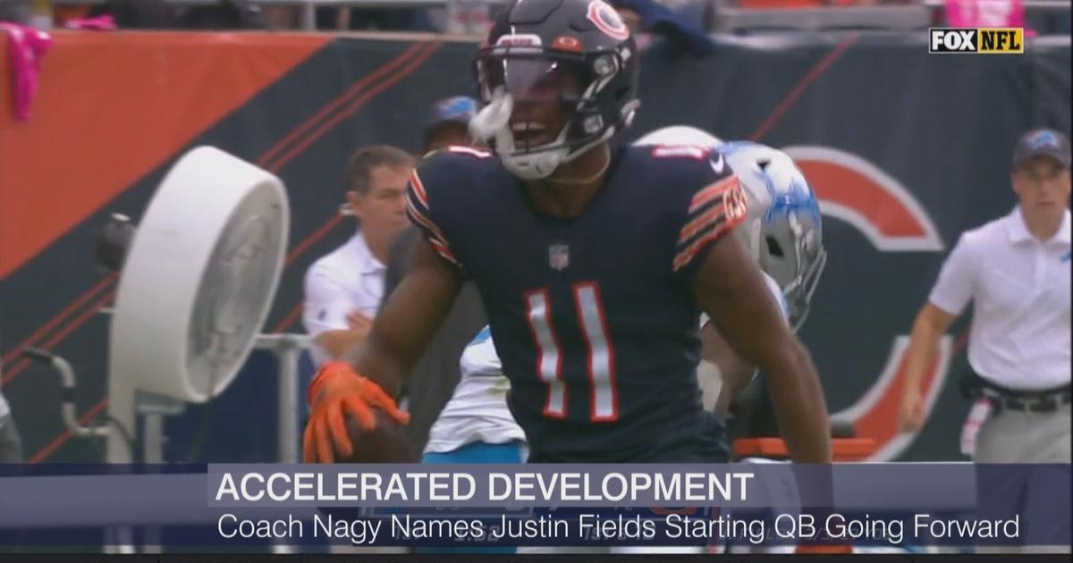 Chicago Bears name Justin Fields the starting quarterback moving forward