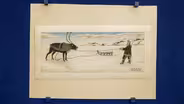 Appraisal: James Kivetoruk Moses Drawing, ca. 1965
