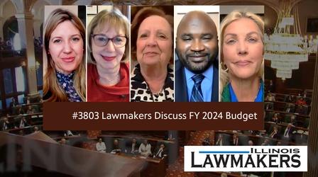 Video thumbnail: Illinois Lawmakers S38 E03: Lawmakers Discuss FY 2024 Budget