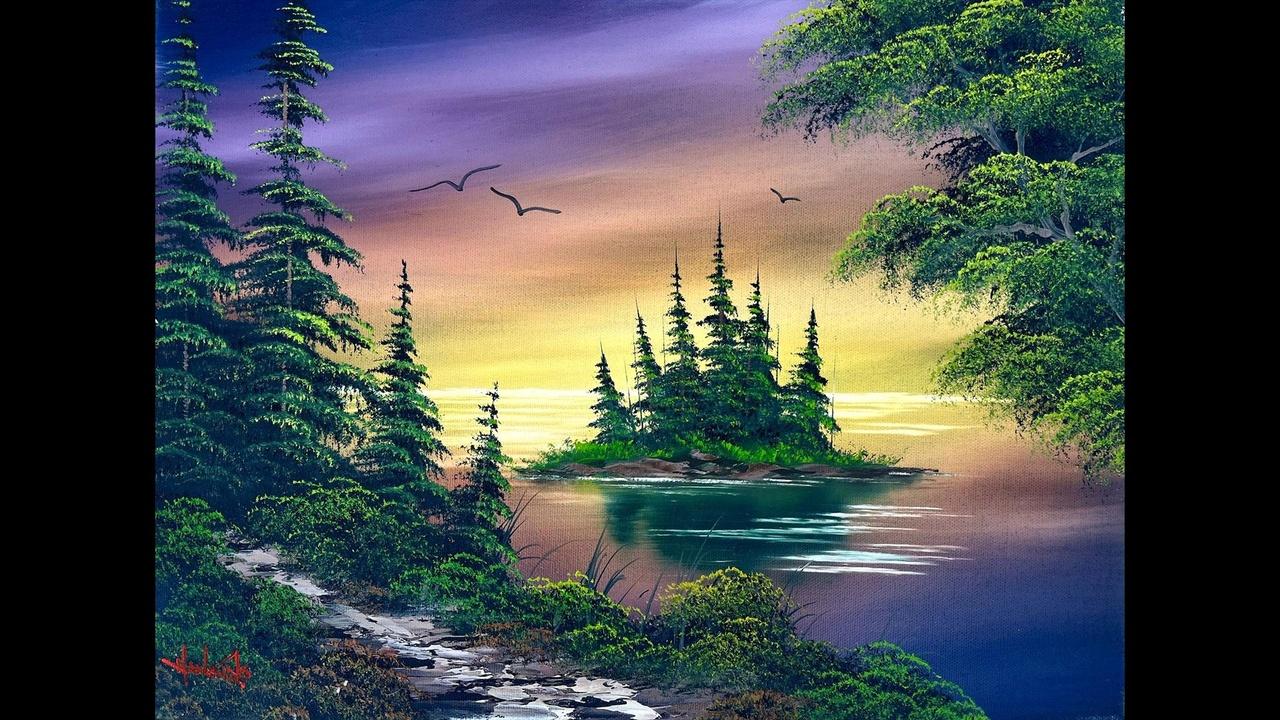 The Joy of Painting with Nicholas Hankins: Bob Ross' Unfinished Season | A Splendid Sunset