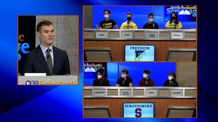 Video thumbnail: WLVT Scholastic Scrimmage Scholastic Scrimmage Ep. 1 Freedom HS vs Stroudsburg HS