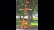 Large Cross Found Burning in Grant Park