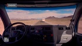 Video thumbnail: PBS NewsHour Are driverless vehicles the end of the road for truckers?