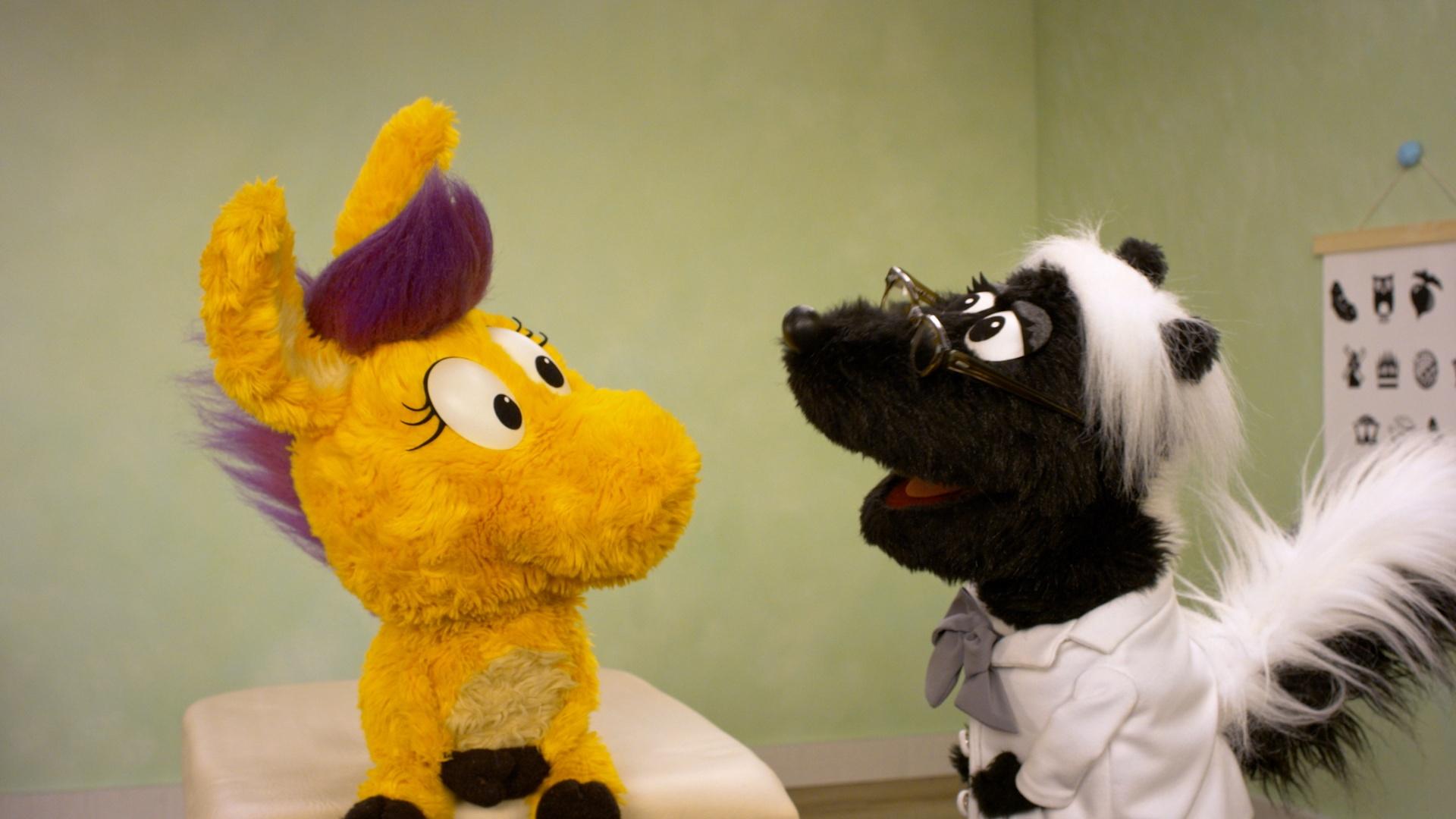 Donkey's First Eye Exam