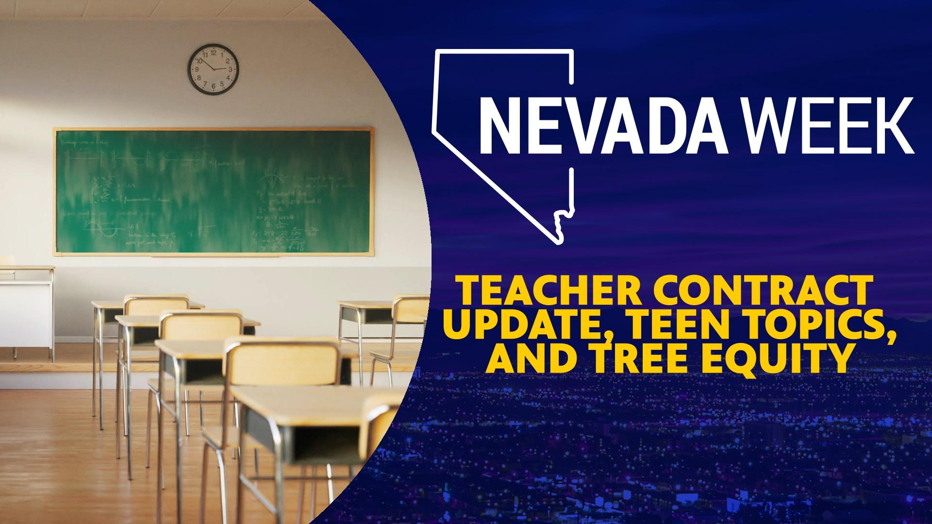 Teacher Contract Update, Teen Topics, and Tree Equity