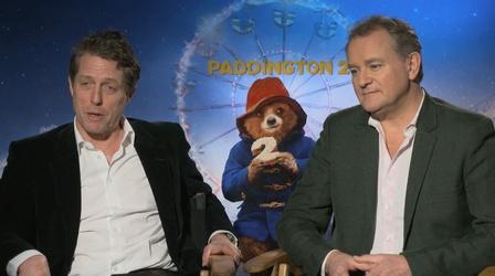 Video thumbnail: Flicks Hugh Bonneville and Hugh Grant for "Paddington 2"