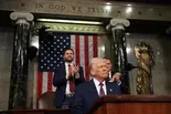 Trump takes a victory lap in fiery address to Congress