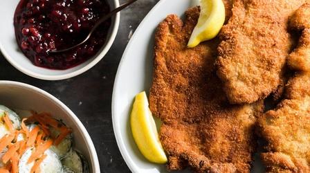 Video thumbnail: Christopher Kimball’s Milk Street Television Schnitzel and Mashed!