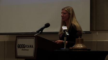Video thumbnail: Evansville Rotary Club Regional Voices: Christina Wicks, Human Trafficking