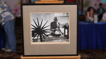 Appraisal: Margaret Bourke-White Gandhi Photograph, ca. 1946