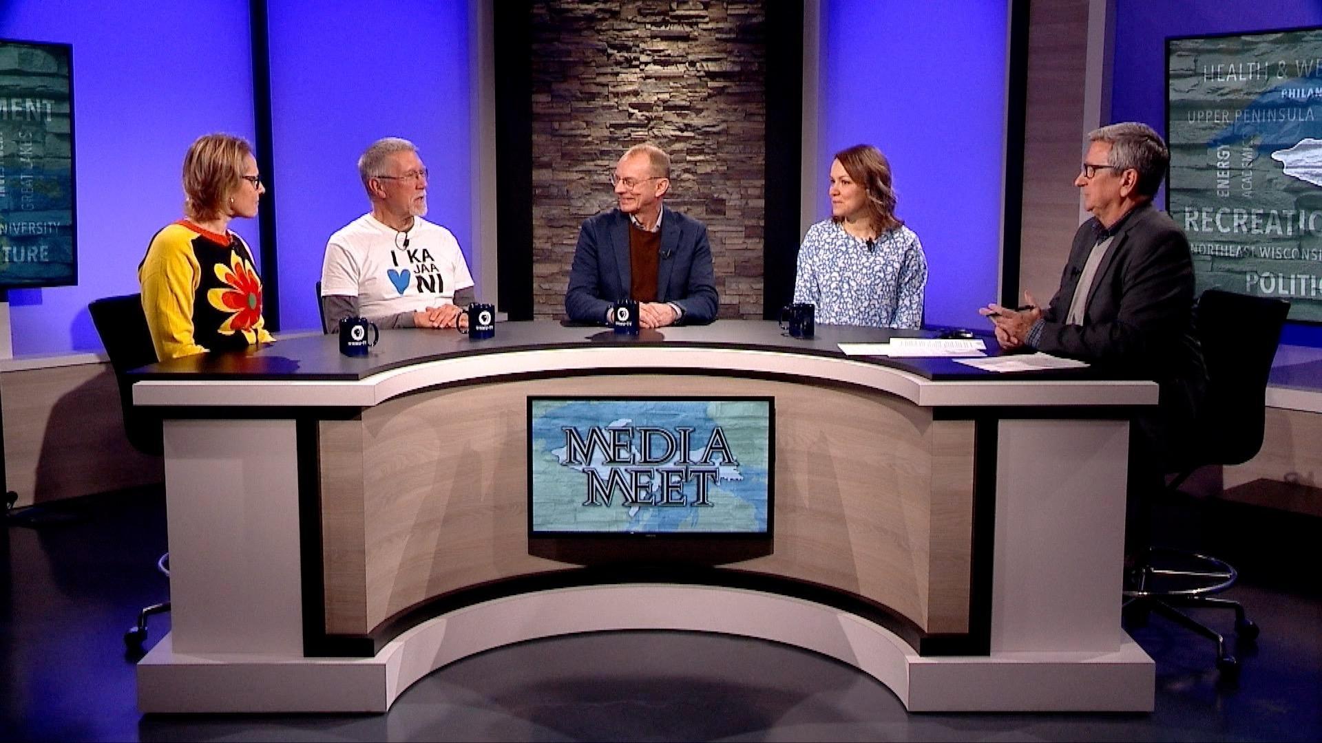 The delegation from Kajaani, Finland, Marquette's sister city discusses their week long visit.