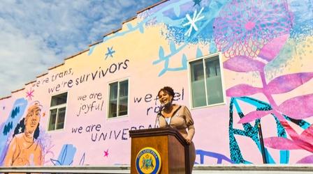 Video thumbnail: You Oughta Know New Mural Celebrates Trans and Gender Non-Conforming People