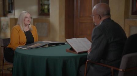 Video thumbnail: Finding Your Roots Megan Robertson and the Mystery of Green's Real Father