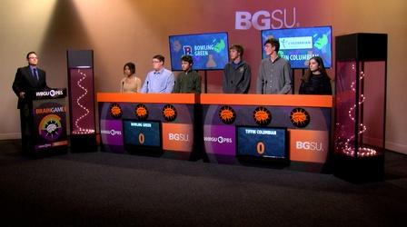 Video thumbnail: BGSU Brain Game Bowling Green vs Tiffin Columbian