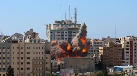 Video thumbnail: PBS NewsHour Israel-Palestine conflict intensifies as violence escalates