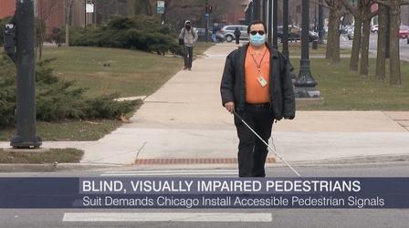 Video thumbnail: Chicago Tonight DOJ Joins Lawsuit Over Accessibility of Chicago Crosswalks