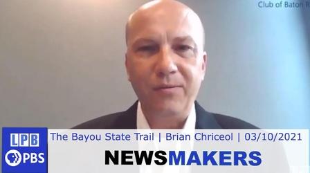 Video thumbnail: Newsmakers The Bayou State Trail | Brain Chriceol | 03/10/2021