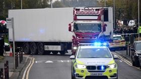 Video thumbnail: PBS NewsHour News Wrap: British police discover 39 bodies in cargo truck