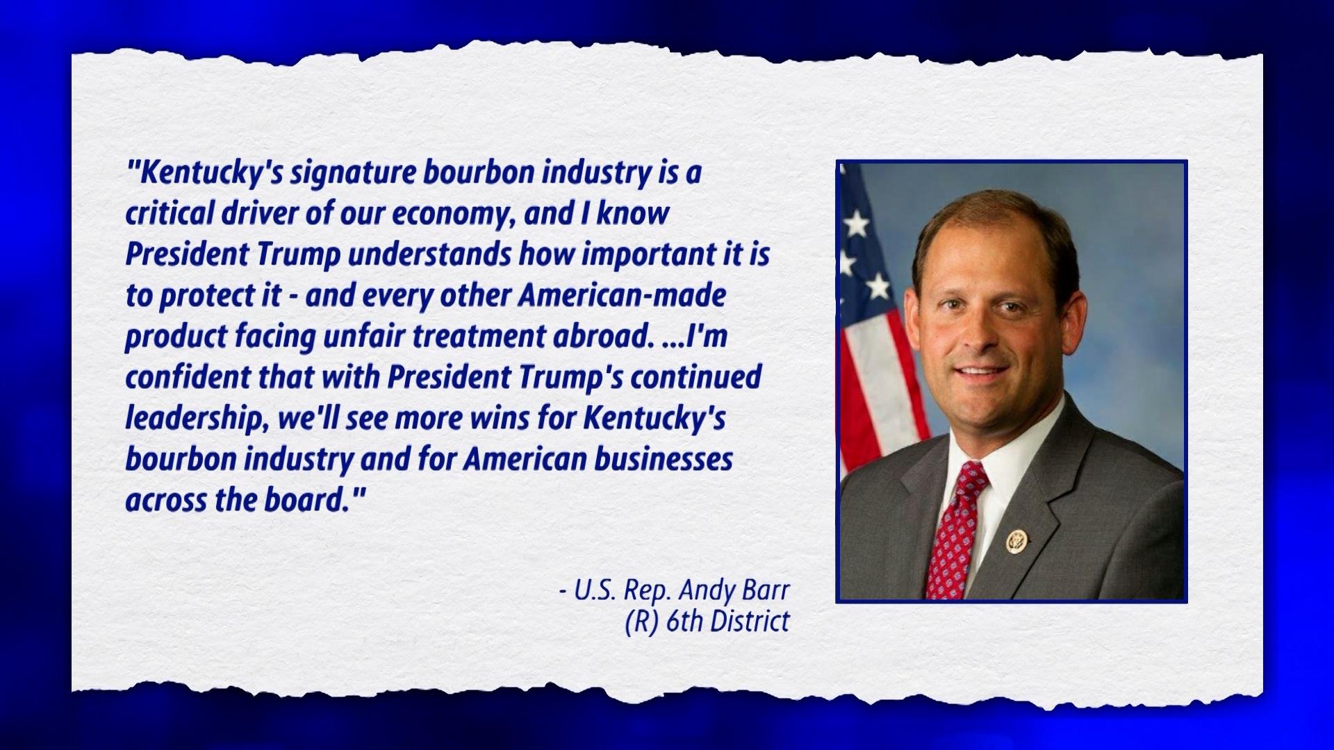 Lawmakers, Bourbon Industry React to New Tariffs