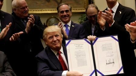 Video thumbnail: PBS NewsHour How Trump’s first 100 days compares to past presidencies